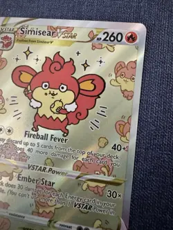 Pokemon TCG Simisear VSTAR Galarian Gallery GG37/GG70 Crown Zenith - Image 4