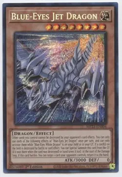 Blue-Eyes Jet Dragon Yu-Gi-Oh! MP23-EN004 1st Secret Rare - Image 1