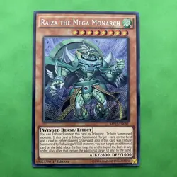 Raiza the Mega Monarch Yu-Gi-Oh! MP15-EN091 1st Secret Rare - Image 1