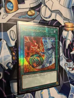 Yugioh Polymerization RA03-EN051 Quarter Century Rare Alt Hero Art 1st Ed NM - Image 1