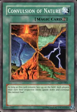 Convulsion Of Nature - LOD-084 - MP - YuGiOh - Image 1