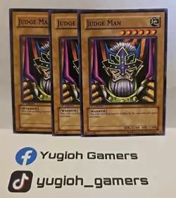 YUGIOH JUDGE MAN X3 DPKB 1ST EDITION COMMON LIGHT PLAYED - Image 1