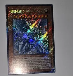 Blue Eyes Shining Dragon Secret Rare FOIL BLEED 2025 RP02-EN096 - Image 1