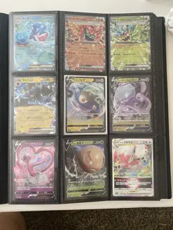 [MINT] 121 Multi-Language Pokemon Card Collection + Binder - Image 1