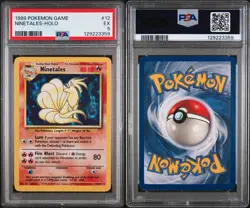 1999 Pokemon Game #12 Ninetales Holo Card PSA - Image 3