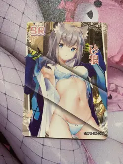 Sunaookami Shiroko Goddess Story Spicy Waifu Glitter Card SR Blue Archive - Image 1