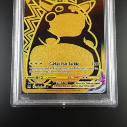 PSA 9 Pikachu Vmax TG29/TG30 Pokemon Lost Origin Holo Full Art Graded Card - Image 3