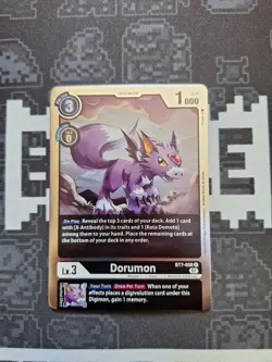 Dorumon BT7-056 Near Mint Unplayed Digimon Card - Image 1