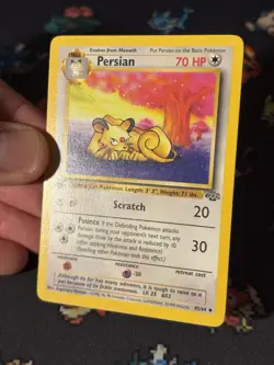 Pokemon Cards Persian 42/64 Jungle FIRST EDITION WOTC - (NM) - Image 2