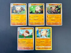 Mankey + Primeape + Annihilape Pokemon Cards, Set of 15 with 3 Reverse/Holo - Image 3