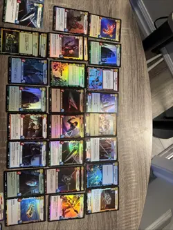 Star Wars Unlimited Secrets Of Power Rare Foil And Hyperspace Lot 47 Cards - Image 3