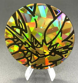 Zeraora CRACKED ICE Holo 2022 Pokemon Card Coin - Image 1