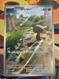Paldean Wooper Illustration Rare NM Pokemon Card Phantasmal Flames 102/094 - Image 1