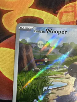 Paldean Wooper Illustration Rare NM Pokemon Card Phantasmal Flames 102/094 - Image 4