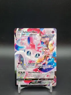 Sylveon Vmax TG15/TG30 Brilliant Stars Trainer Gallery NM Pokemon Card - Image 1