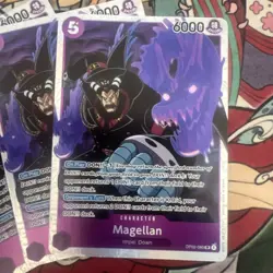 OP02-085 Magellan Super Rare One Piece TCG Card 3x - Image 2