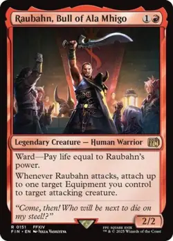 ~ Raubahn, Bull of Ala Mhigo ~ NM ~ UB: FINAL FANTASY ~ MTG ~ - Image 1