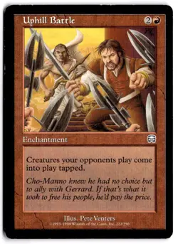MTG Uphill Battle U MMQ 222 LP - Image 1
