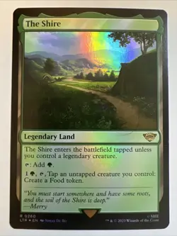 MTG ~ The Shire ~ FOIL ~ Lord Of The Rings ~ 0260 - Image 1