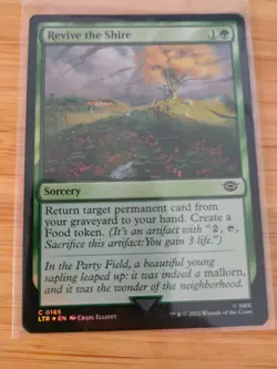 MTG Revive the Shire (FOIL) 0185 Lord of the Rings M/NM Free UK P&P - Image 1