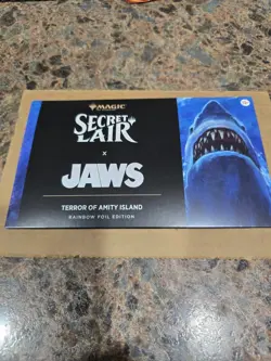 Sealed Magic the Gathering MTG Secret Lair Jaws Terror of Amity Island Foil - Image 1