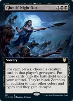 Ghouls' Night Out (Extended Art) [Innistrad: Midnight Hunt Commander] - Image 1