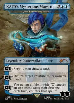 [1x] KAITO, Mysterious Maestro - Jace, Unraveler of Secrets - Foil Near Mint, En - Image 1