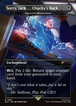 [1x] Sorry, Jack . . . Chucky's Back - Phyrexian Reclamation - Foil Near Mint, E - Image 1
