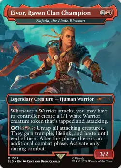 [1x] Eivor, Raven Clan Champion - Najeela, the Blade-Blossom (1557) - Foil Near - Image 1