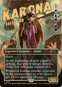 [1x] Karona, False God (1624) - Foil Near Mint, English Secret Lair MTG Magic - Image 1