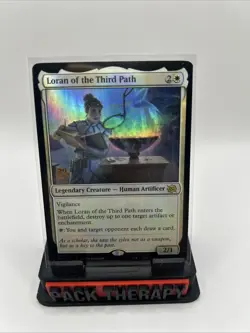 MTG 1x Foil Loran of the Third Path PROMO The Brothers' War LP 🔥 - Image 1