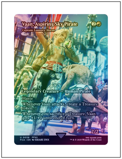1x Vaan, Aspiring Sky Pirate, Foil, Final Fantasy, Magic MTG NM - Image 1