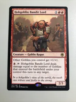 Hobgoblin Bandit Lord Adventures in the Forgotten Realms Rare NM (Pack Fresh) - Image 1