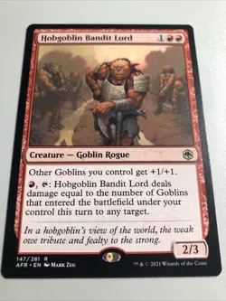 Hobgoblin Bandit Lord Adventures in the Forgotten Realms Rare NM (Pack Fresh) - Image 2