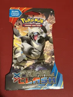 2015 Pokemon TCG XY Primal Clash Sleeved Booster Pack Factory Sealed - Image 1