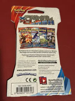 2015 Pokemon TCG XY Primal Clash Sleeved Booster Pack Factory Sealed - Image 2