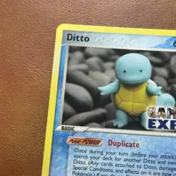 RARE GAMES EXPO (SQUIRTLE) DITTO | Ex Delta Species 64/113 Pokemon Promo LP - Image 4