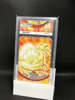 *POP 1* ACE 10 Ninetails #38 1999 TOPPS Black Logo Pokemon (NOT PSA) - Image 1