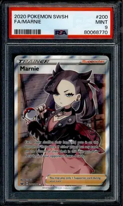 Marnie - 200/202 - PSA 9 - Full Art - Sword & Shield - Pokemon - 68770 - Image 1