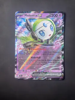 Pokemon Karte: Meloetta EX 044/086 Schwarze Blitze Near Mint Deutsch - Image 1