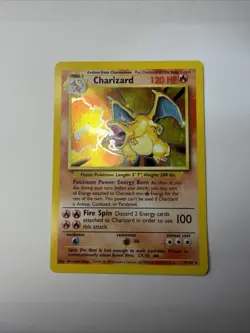 1999 Pokemon TCG Charizard 4/102 Holo Rare Base Set - Image 4