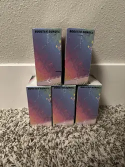 Pokemon TCG Scarlet & Violet Prismatic Evolutions Booster Bundle Lot Of 5 - Image 2