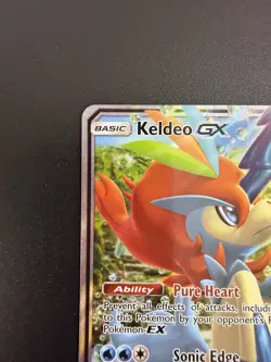 Keldeo GX 47/236 Ultra Rare Holo NM Pokemon SM - Unified Minds - Image 2