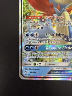 Keldeo GX 47/236 Ultra Rare Holo NM Pokemon SM - Unified Minds - Image 4