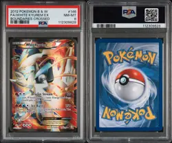 Pokemon Black & White Boundaries Crossed White Kyurem EX FA 146/149 PSA 8 - Image 5
