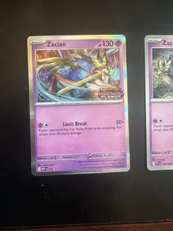 Pokemon - Zacian 015 Phantasmal flames Prerelease promo Holo - Image 1