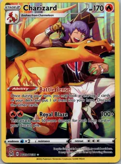 Pokemon TCG Charizard TG03/30 Lost Origin Trainer Gallery Holo NM - Image 1