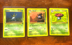 Vileplume 31/64 Gloom 37/64 & Oddish 58/64 Full Evolution Pokemon Jungle LP - Image 1