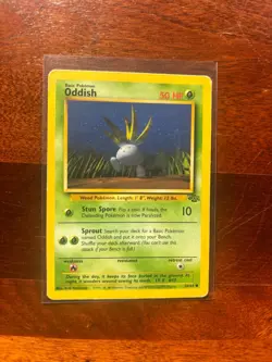 Vileplume 31/64 Gloom 37/64 & Oddish 58/64 Full Evolution Pokemon Jungle LP - Image 4