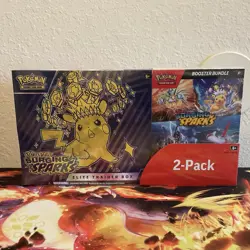 Pokemon TCG Surging Sparks ETB + Booster Bundle Costco Factory Sealed - New - Image 1